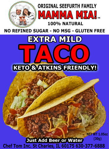 Extra Mild Taco Mix 1 Lb Bulk Pack