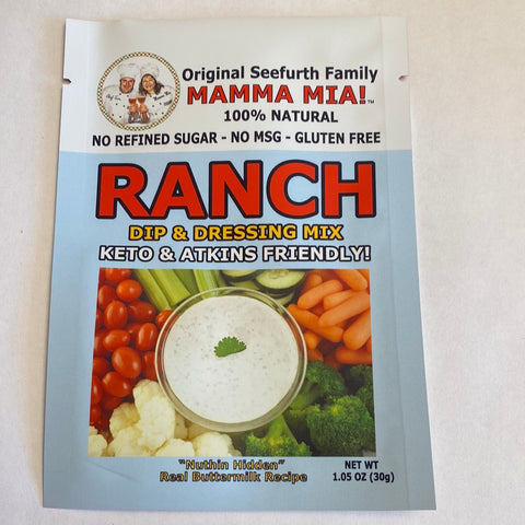 Mamma Mia! "Nuthin' Hidden" Ranch Dip and Dressing Mix