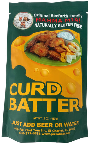 Mamma Mia! Curd Batter Mix | Small-Batch Crafted | Naturally Gluten Free | 16 oz